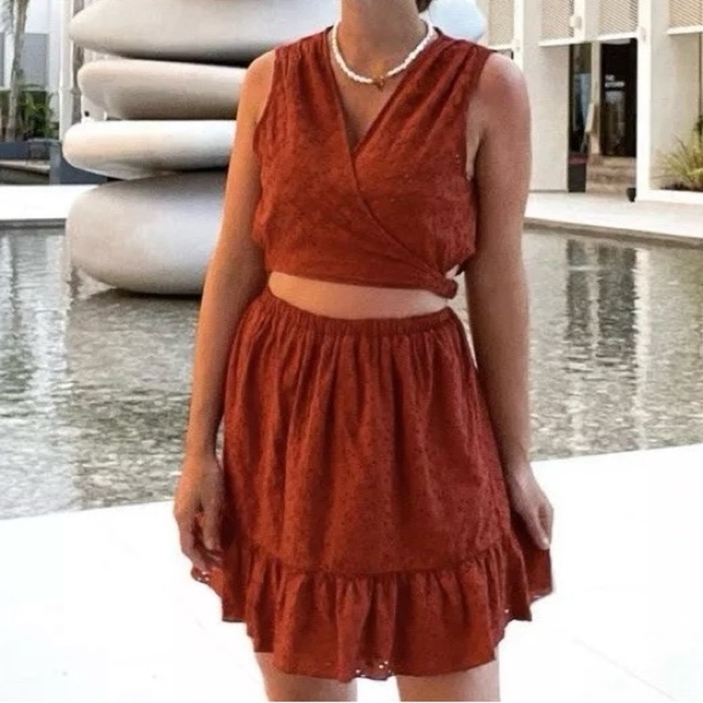 Zara Dress with Embroidery and Cutwork